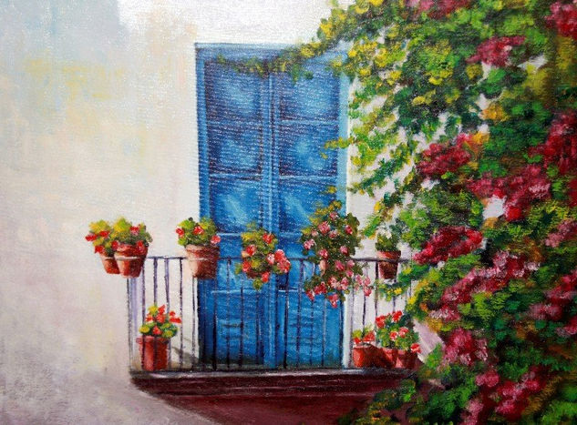 BALCÓ MEDITERRANI Oil Canvas Landscaping