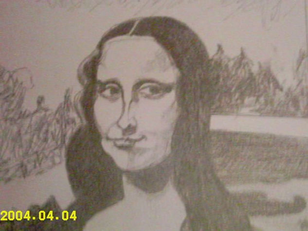 Mi propia gioconda Charcoal