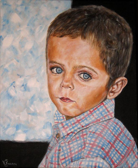 Retrato 2 Acrylic Canvas Portrait