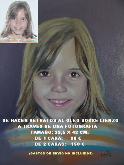 SE HACEN RETRATOS AL OLEO, PASTEL Y CARBONCILLO Óleo Lienzo Retrato