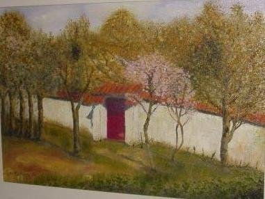 Arboleda. Oil Textile Landscaping