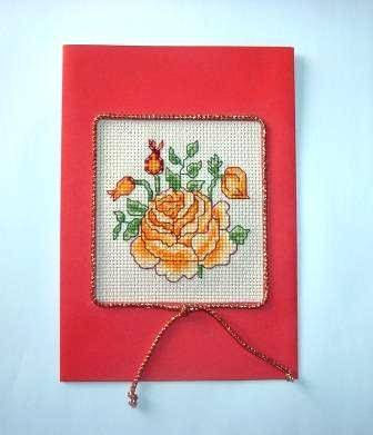 Tarjetas artesanales en punto cruz Embroidery Various