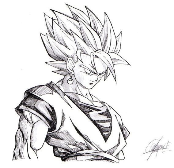 Goku Super Saiyan Pencil