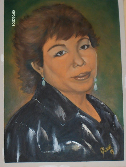 el Amor de mi vida Oil Canvas Portrait