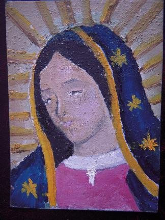 Rostro de la Vigen Maria Oil Others Figure Painting