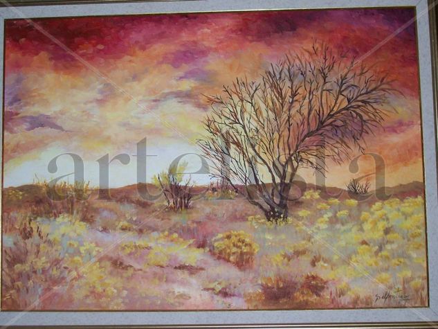 EL ARBOL DE LA VIDA Oil Canvas Landscaping