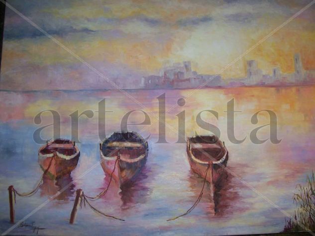 AMARRAS DE LIBERTAD Oil Canvas Landscaping