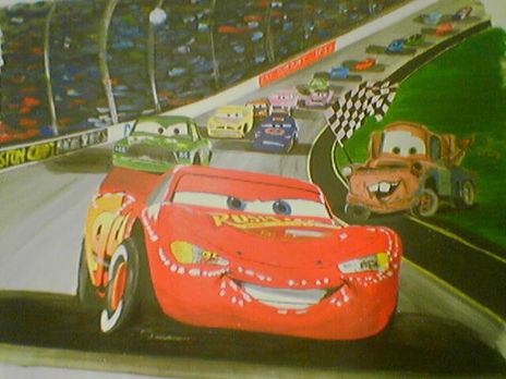 Cars mural