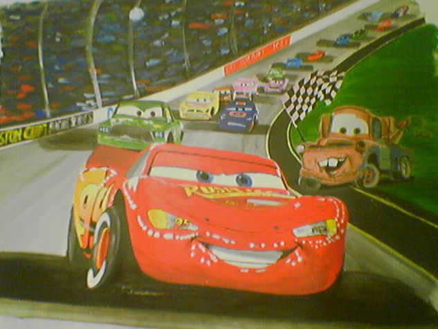 cars mural Acrylic Others Sports