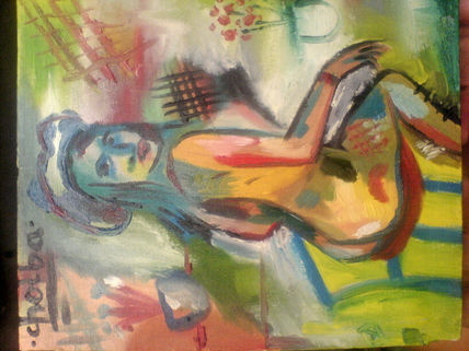 Desnudo de la vaquera