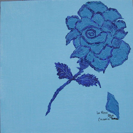 La rose blue 28x28ast