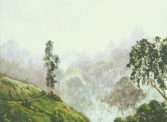 06_NIEBLA EN LAS MONTAÑAS Oil Canvas Landscaping