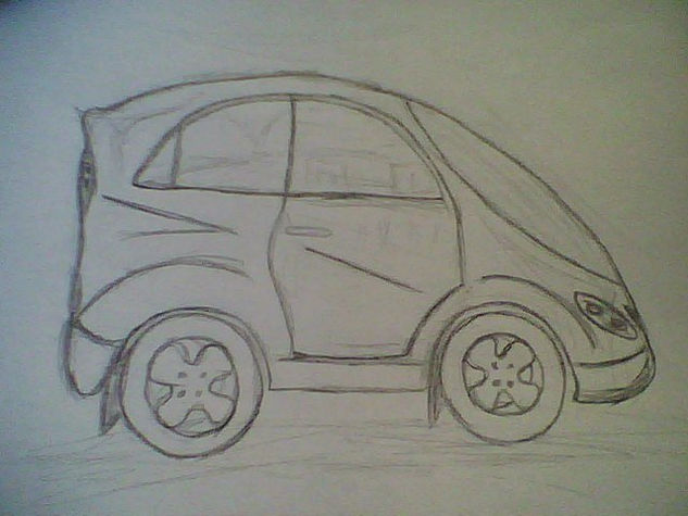 car Pencil (Black) Paper Others