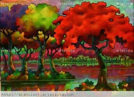 dimencion cromatica Oil Canvas Landscaping