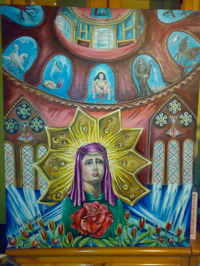 TENG AI Óleo Lienzo Figura