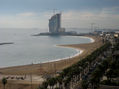 Playa de la Barceloneta y hotel Vela