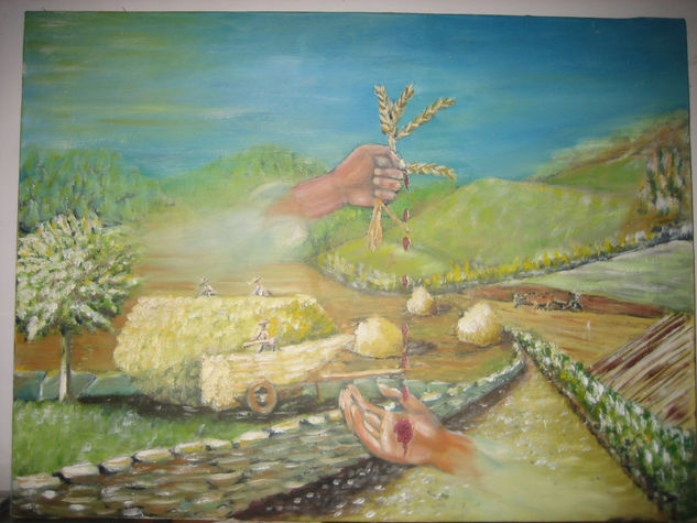 A CARRETA DO PAN Oil Canvas Others