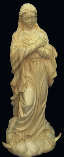 VIRGEN Madera Figurativa