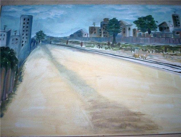 costado de una via 