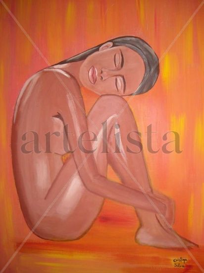 Incompleta Acrylic Canvas Nude Paintings