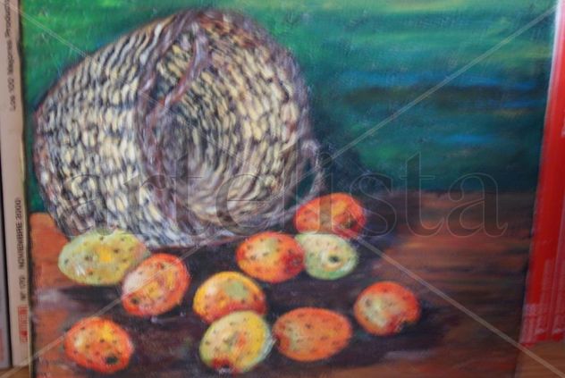 cesta con  higos