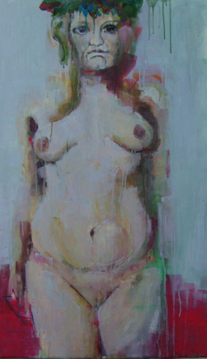 Desnudo con vincha II