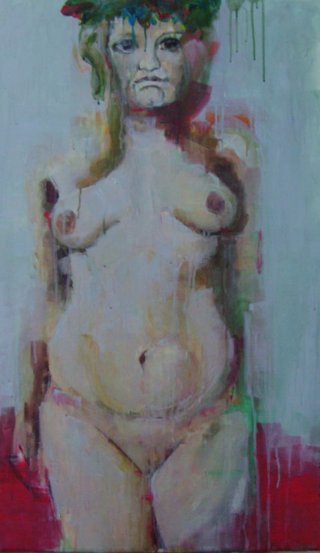 Desnudo con vincha II