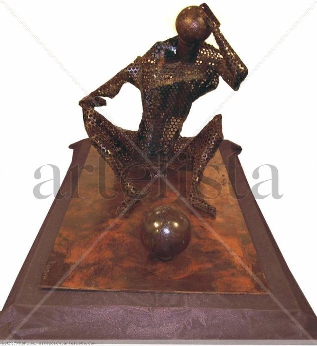 World Mundo,  Iron , Metal, Inmaculada Lara Cepeda, maku, sculpture, escultura, estatua