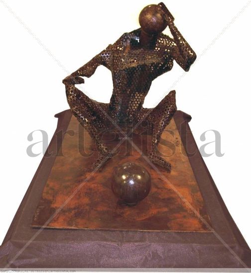 World Mundo,  Iron , Metal, Inmaculada Lara Cepeda, maku, sculpture, escultura, estatua Metal Figurativa