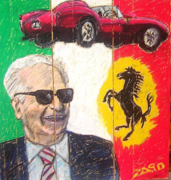 Enzo Ferrari "The drake"cm 60x57