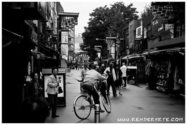 Asakusa Tokio Travel Black and White (Digital)