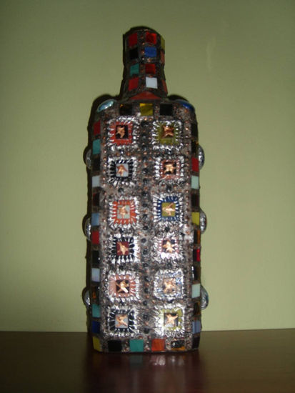 botella mosaico 