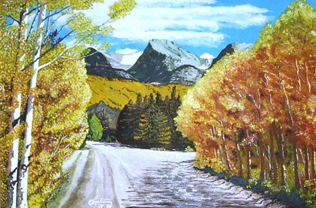 paisaje de montaña Oil Canvas Landscaping