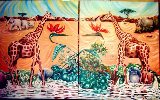 CANTAROS MÁGICOS Oil Canvas Animals