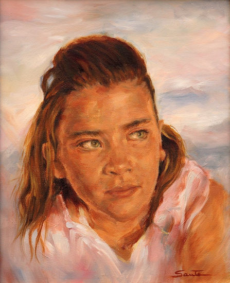 Retrato Oil Canvas Portrait