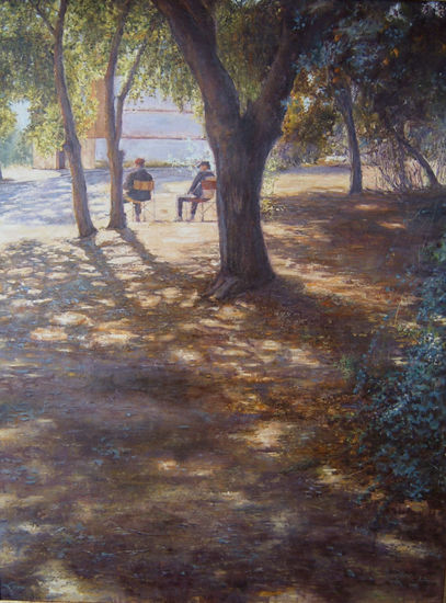 SOL DE OTOÑO, SOMBRA DE INVIERNO Oil Canvas Landscaping