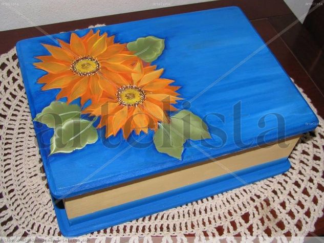 Girasoles Acrylic Panel Floral Painting