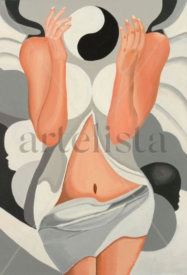 Fertilidad Acrylic Canvas Figure Painting