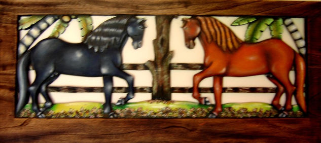 Caballo trocheros Carving Wooden objects and furniture