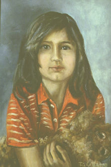 01_DIANA Oil Canvas Portrait