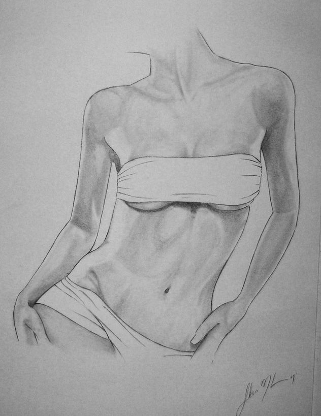 cuerpo femenino-estudio de sombras