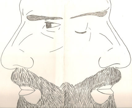Boceto "Un rostro...