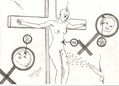 Boceto "Crucificada"