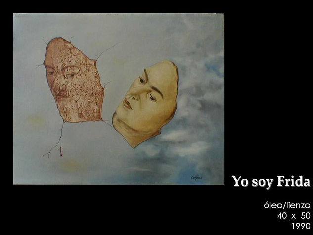 Yo soy Frida Oil Canvas Portrait