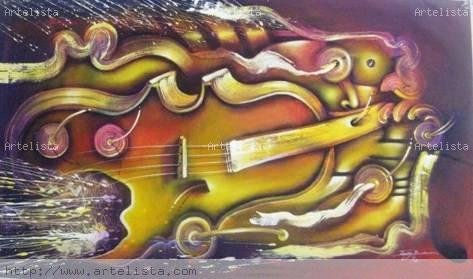 violin  sumerguido Mixed media Canvas Others