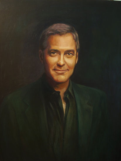 Mi actor favorito Óleo Lienzo Retrato