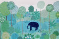 El elefante en la laguna