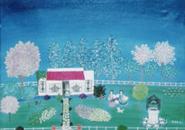 Bordando en el campo