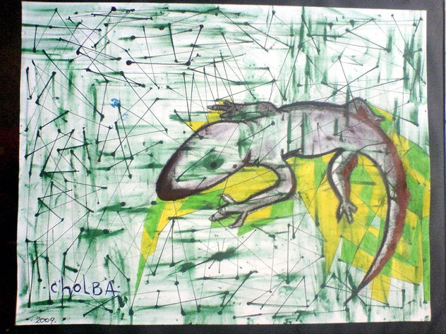 LAGARTIJA VERDE