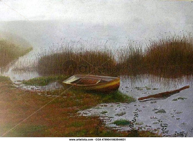 Laguna de Petrel Pastel Canvas